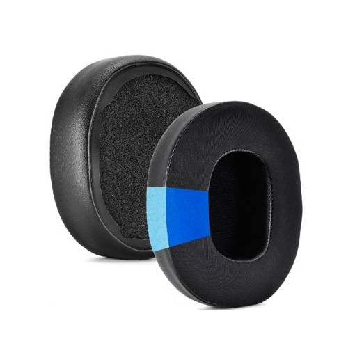 Foto - Căști de rezervă pentru căștile Skullcandy Hesh 3 ANC - Negre, cu gel răcoritor