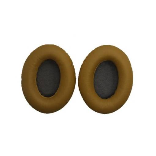 Foto - Casti de schimb din piele pentru căști Bose QuietComfort 2, 15, 25 și 35 - bej deschis cu interior negru fără model