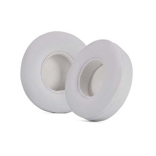 Foto - Căști de rezervă pentru Beats Solo 4 - Alb, piele