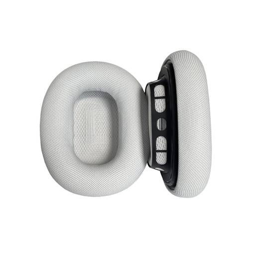 Foto - Casti de rezervă pentru căști Apple AirPods Max - Albe, din piele