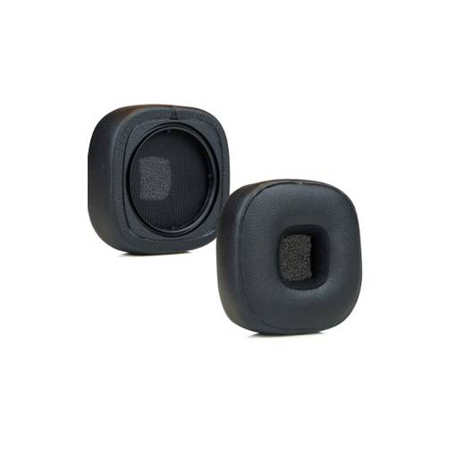 Foto - Căști de înlocuire din piele pentru căști Marshall Major V - Negre, din piele