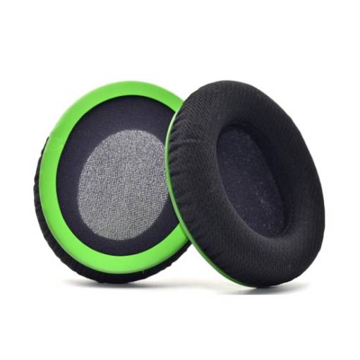 Foto - Casti de schimb pentru căști Kingston HyperX Stinger Core - Negru verde, țesătură