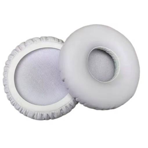 Foto - Căști de rezervă pentru căștile JBL E40, E40BT - Albe, din piele