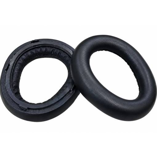 Foto - Căști de rezervă pentru Beyerdynamic AVENTHO 300 - negre, din piele