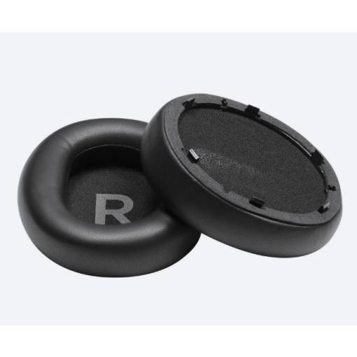 Foto - Căști de rezervă pentru căștile Anker Soundcore Space One Pro - Negre, din piele