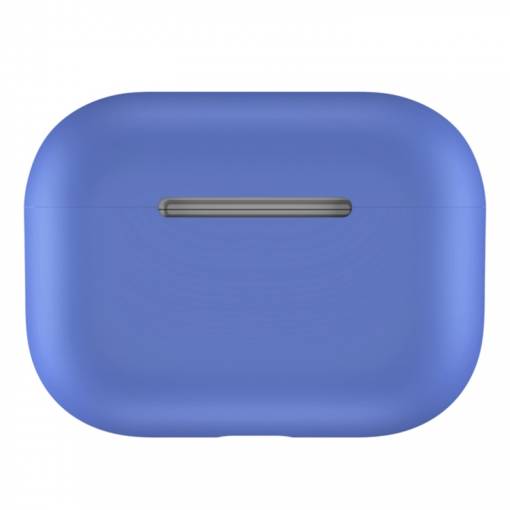 Foto - Husă din silicon pentru Airpods Pro - Albastră